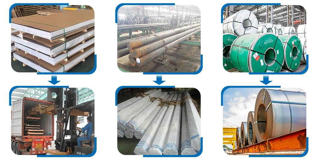 Round/Square/Rectangular Ss Tube Cold Drawn Hot Rolled ASTM 201 304 304L 316 316L 321 309S 310S 410 420 430 Metal Welded Stainless Steel Pipe