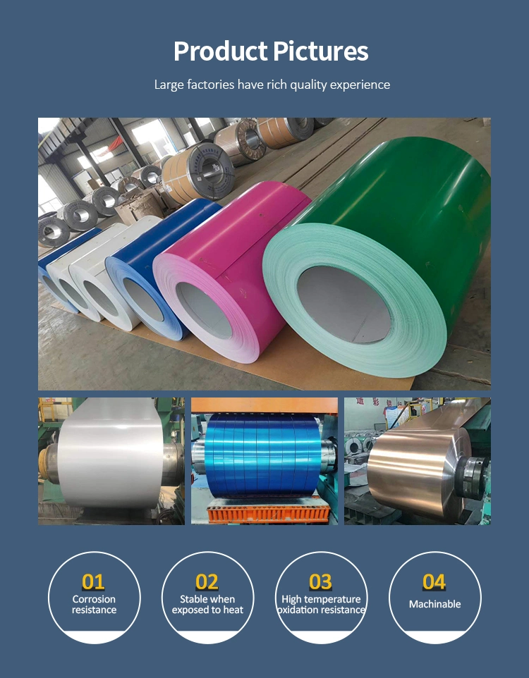 PPGI PPGL Color Coated Steel Coil/Blue Color Ral 5013 Prepainted Galvanized Steel Coil/1mm Pre Color Galvalume Steel Coil/Hot Rolled Metal Carbon Steel