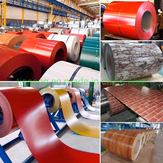 Prepainted Zinc Coated Steel Coil PPGI Colorful Zincalume Coated PPGL