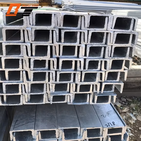 Steel Processing Parts Galvanized U Beam Steel U Channel Structural Steel C Channel / C Profile Price Purlin Steel Frame