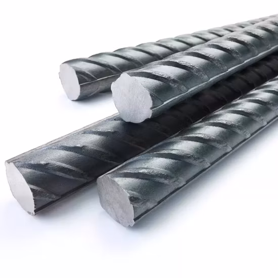 ASTM A615 BS4449 B500b HRB335 HRB400 HRB500 Deformed Construction Carbon Iron Steel Rebars Reinforced Reinforcing Concrete Tmt Round Bars for Steel Structure
